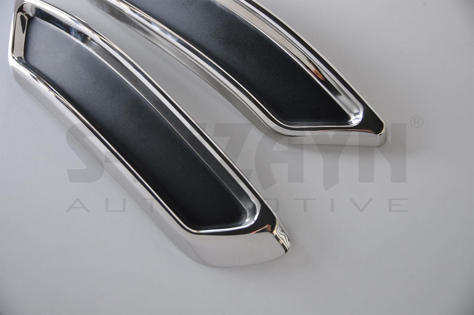 S-Dizayn VW Passat B8 Krom Egzoz Görünümü Difüzör R Line Still 2 Parça 2015-2019