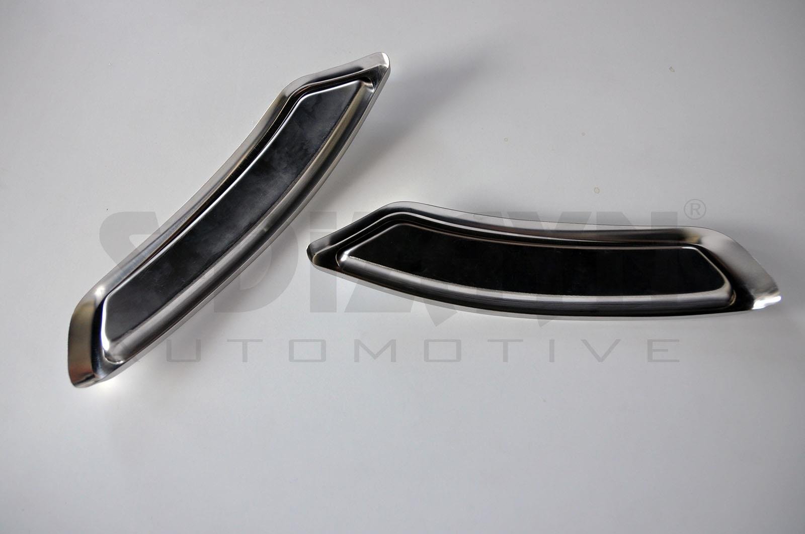 S-Dizayn VW Passat B8 Krom Egzoz Görünümü Difüzör R Line Still 2 Parça 2015-2019