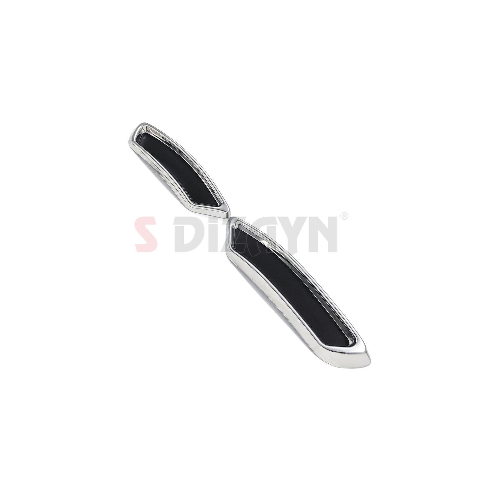 S-Dizayn VW Passat B8 Krom Egzoz Görünümü Difüzör R Line Still 2 Parça 2015-2019