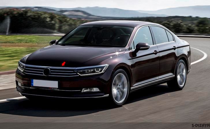 S-Dizayn VW Passat B8 Krom Far Üzeri Çıta Seti 3 Parça 2015-2019