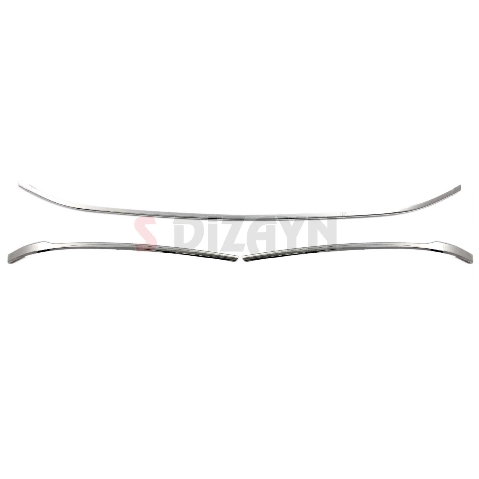 S-Dizayn VW Passat B8 Krom Ön Tampon Alt Çıtası 3 Parça 2015-2019