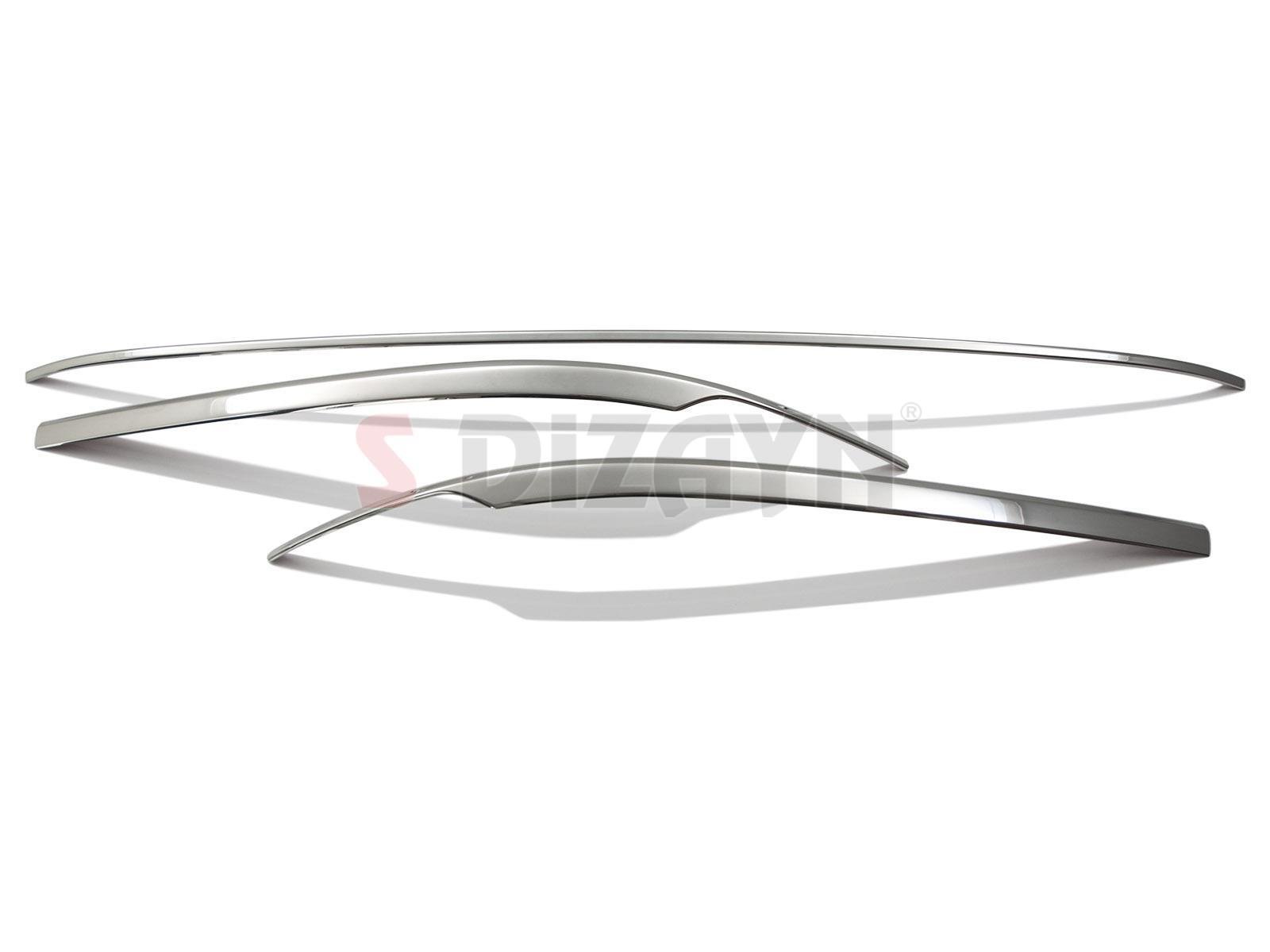 S-Dizayn VW Passat B8.5 Krom Arka Tampon Alt Çıtası 3 Parça 2019-2023