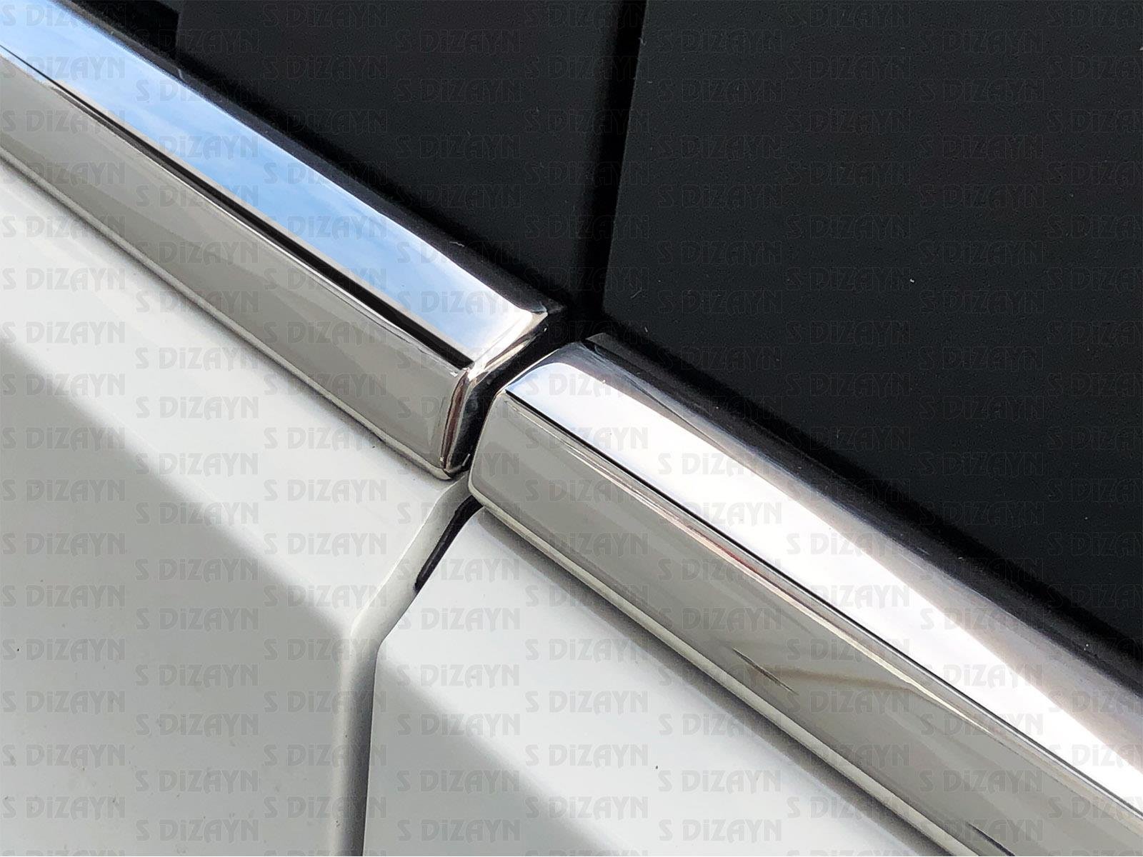 S-Dizayn VW Passat B8.5 Krom Cam Çıtası 4 Parça 2019-2023