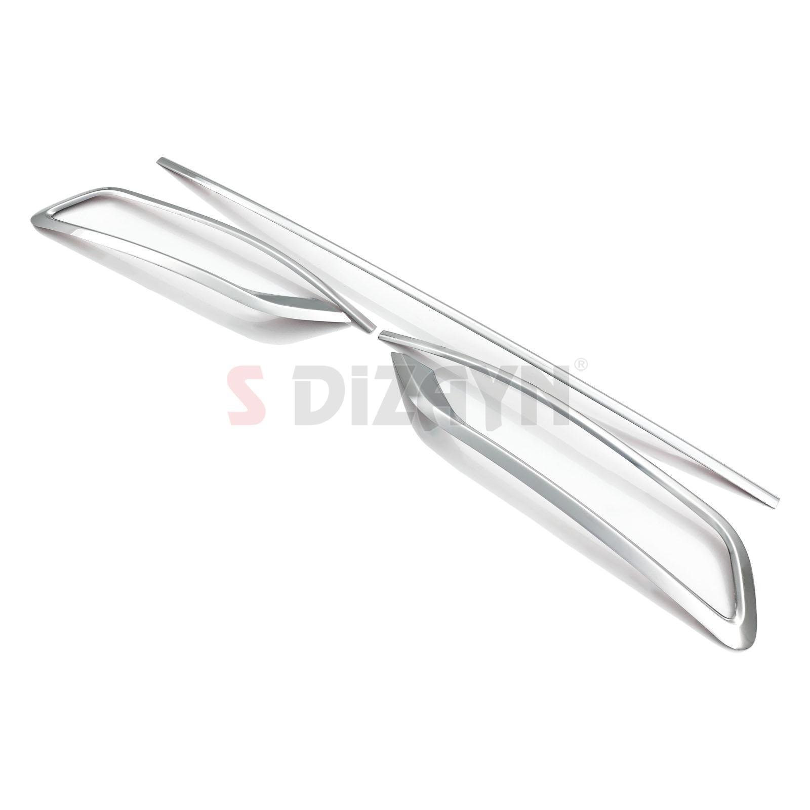 S-Dizayn VW Passat B8.5 Krom Egzoz Görünümü Difüzör Çıtası 3 Parça 2019-2023