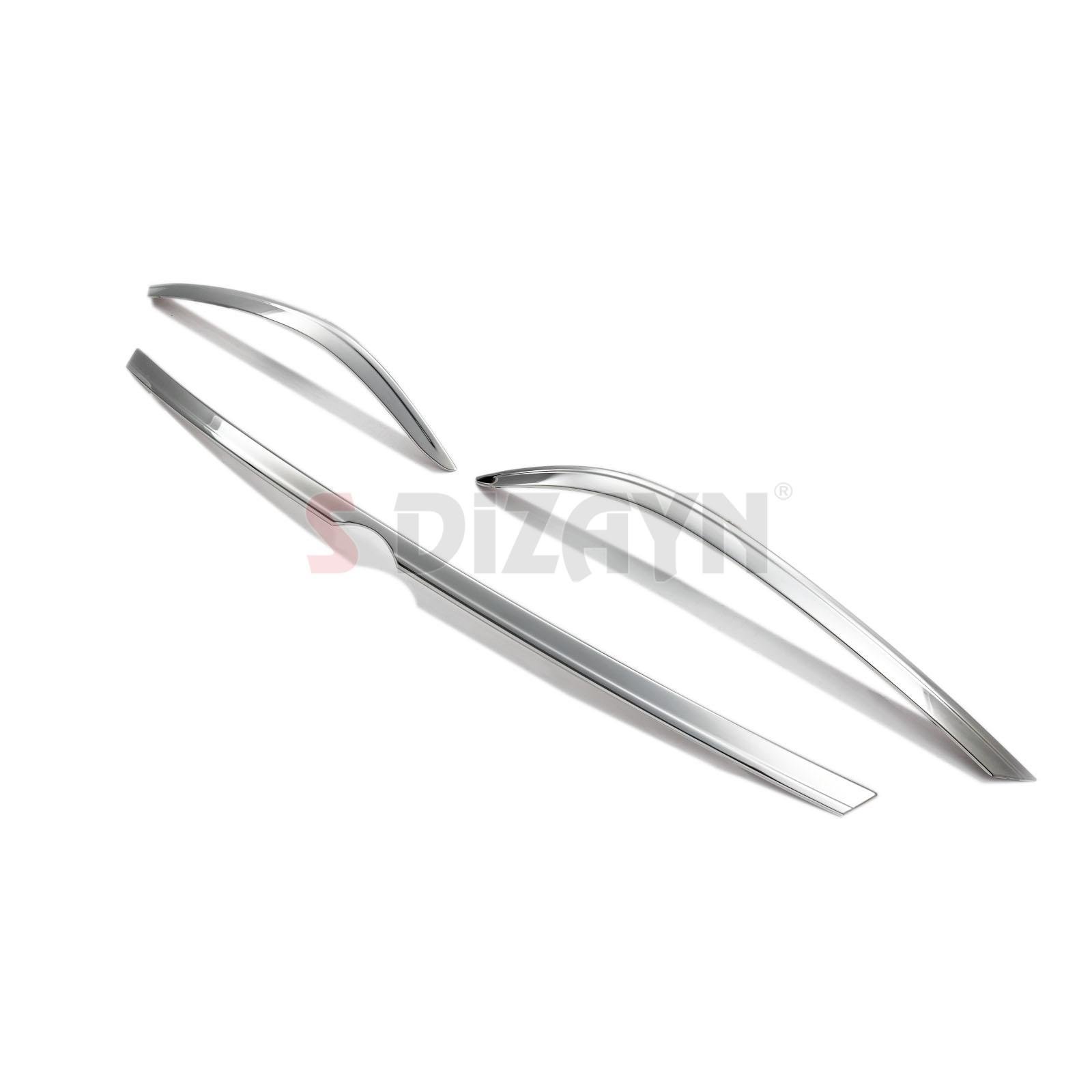 S-Dizayn VW Passat B8.5 Krom Far Üzeri Çıta Seti 3 Parça 2019-2023