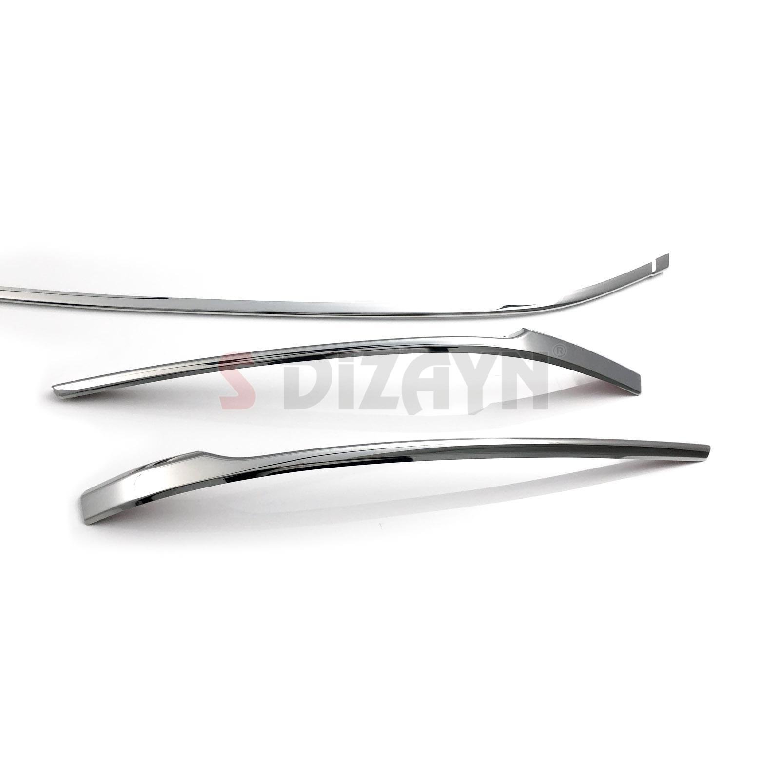 S-Dizayn VW Passat B8.5 Krom Ön Tampon Alt Çıtası 3 Parça 2019-2023