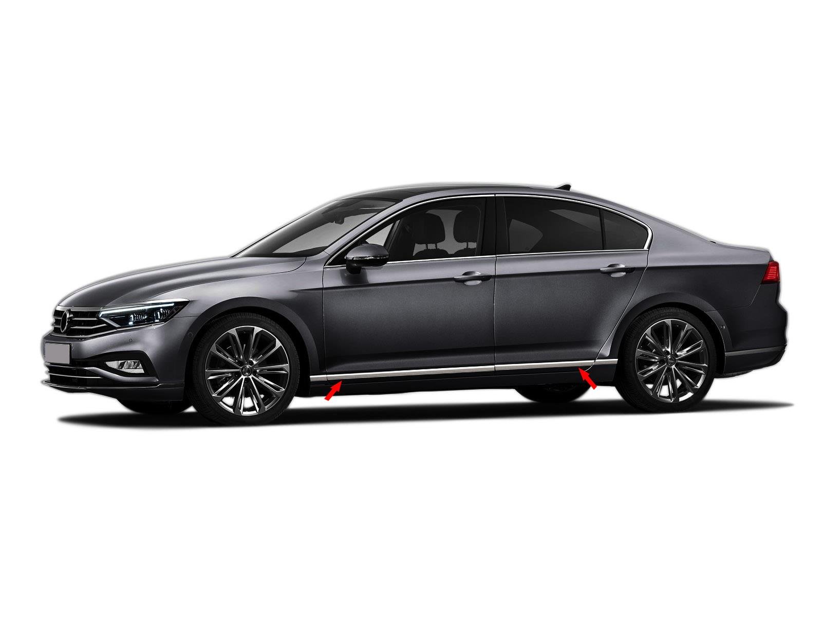 S-Dizayn VW Passat B8.5 Krom Yan Kapı Çıtası 8 Parça 2019-2023