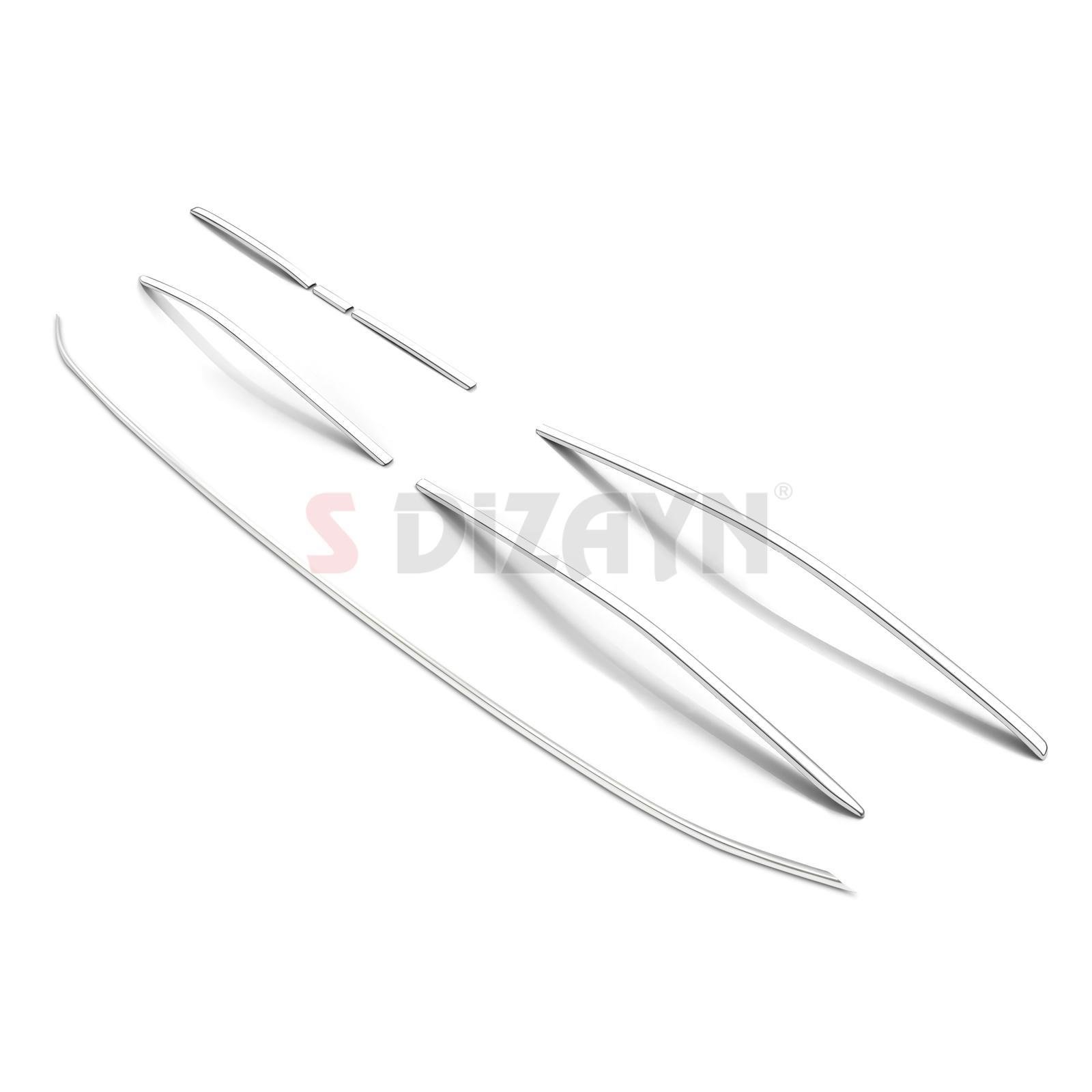 S-Dizayn VW Tiguan 3 Krom Ön Tampon Çıta Seti 7 Prç. 2024 Üzeri A+ Kalite