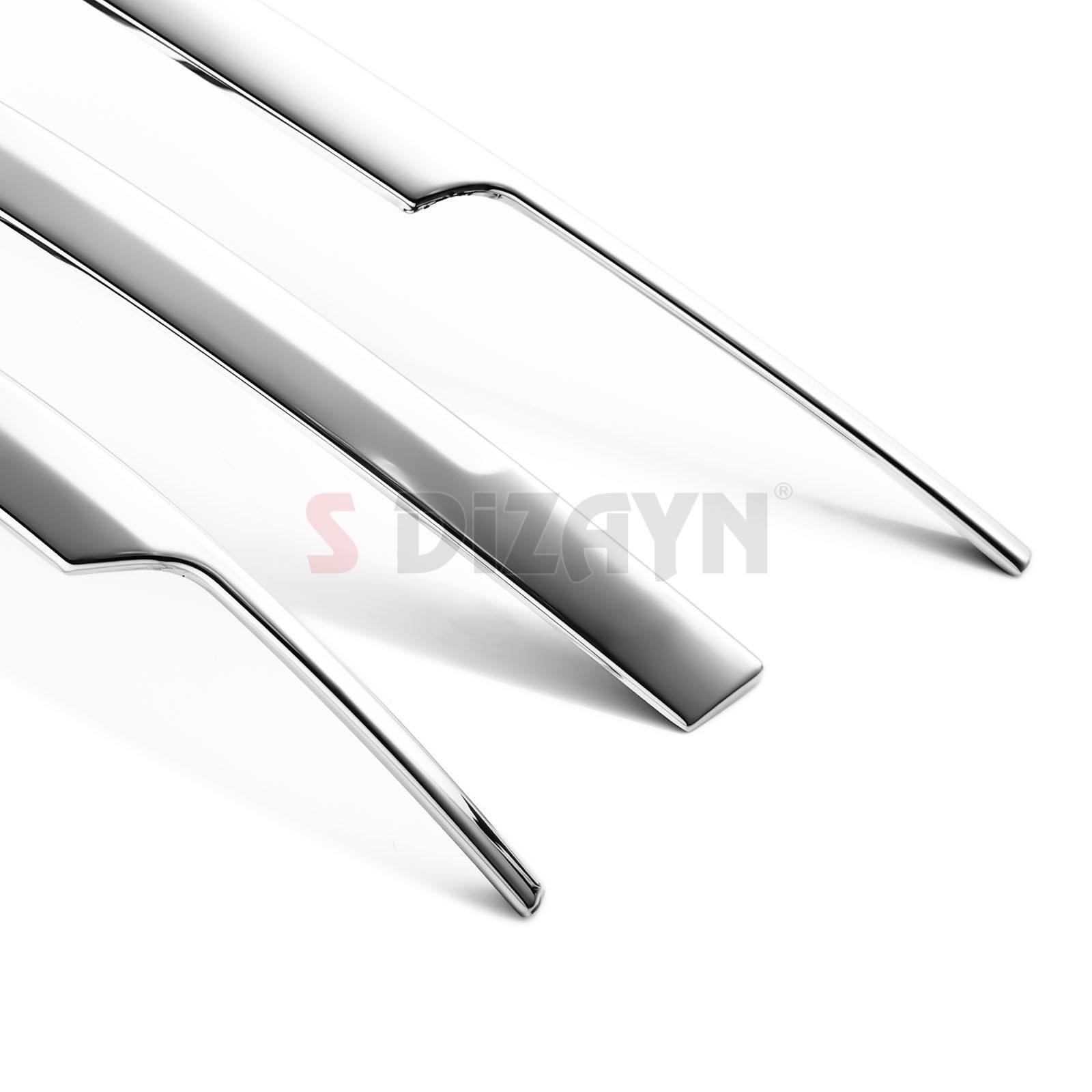 S-Dizayn VW Tiguan Krom Arka Tampon Alt Çıtası 3 Prç. 2016-2020