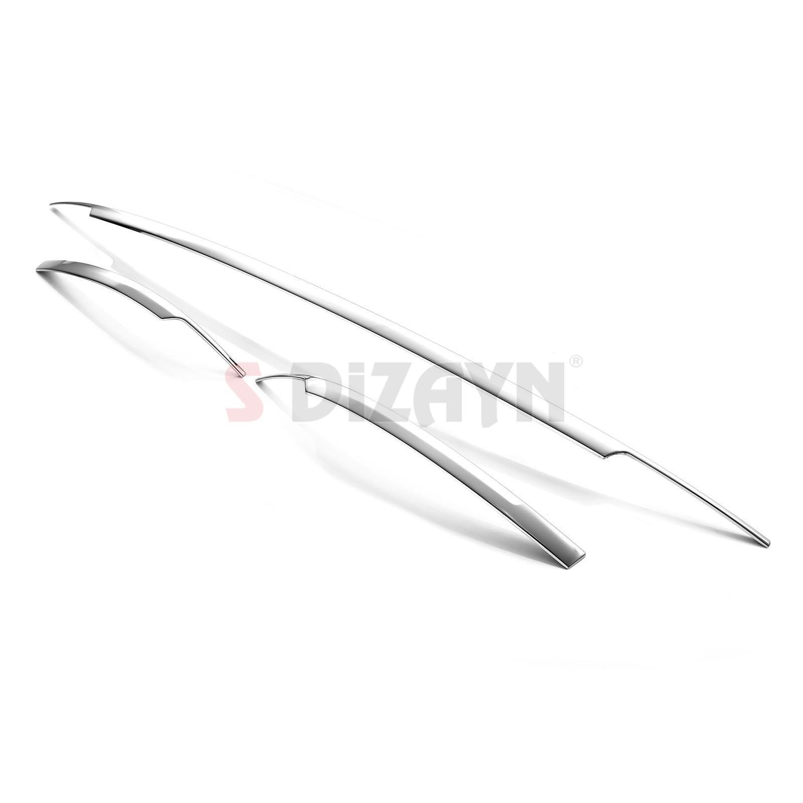 S-Dizayn VW Tiguan Krom Arka Tampon Alt Çıtası 3 Prç. 2016-2020