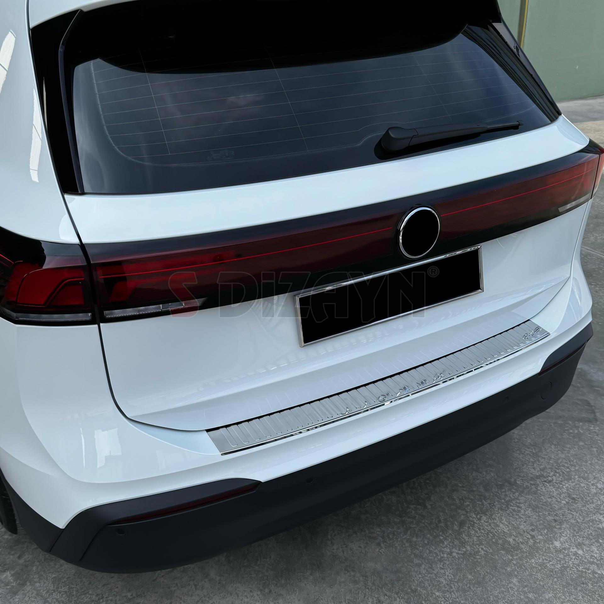 S-Dizayn VW Tiguan Krom Arka Tampon Eşiği 2024 Üzeri A+ Kalite