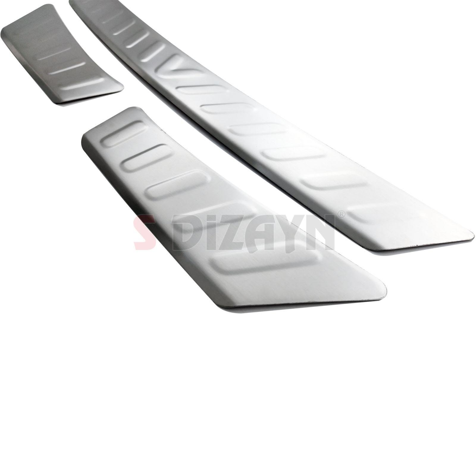 S-Dizayn VW Tiguan Krom Arka Tampon Eşiği 2007-2015