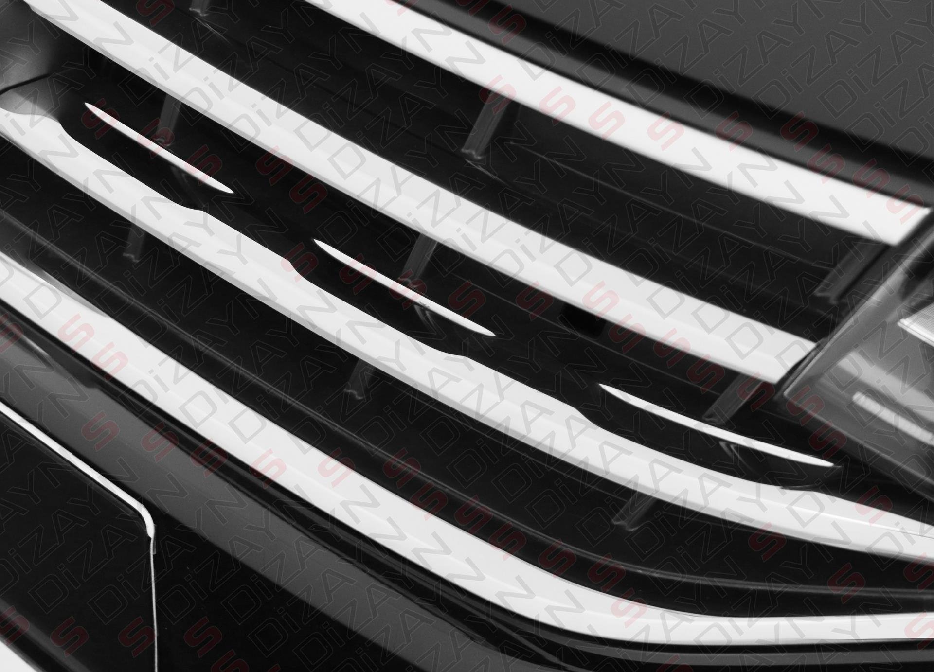 S-Dizayn VW Tiguan Krom Ön Panjur 4 Prç. 2020-2024