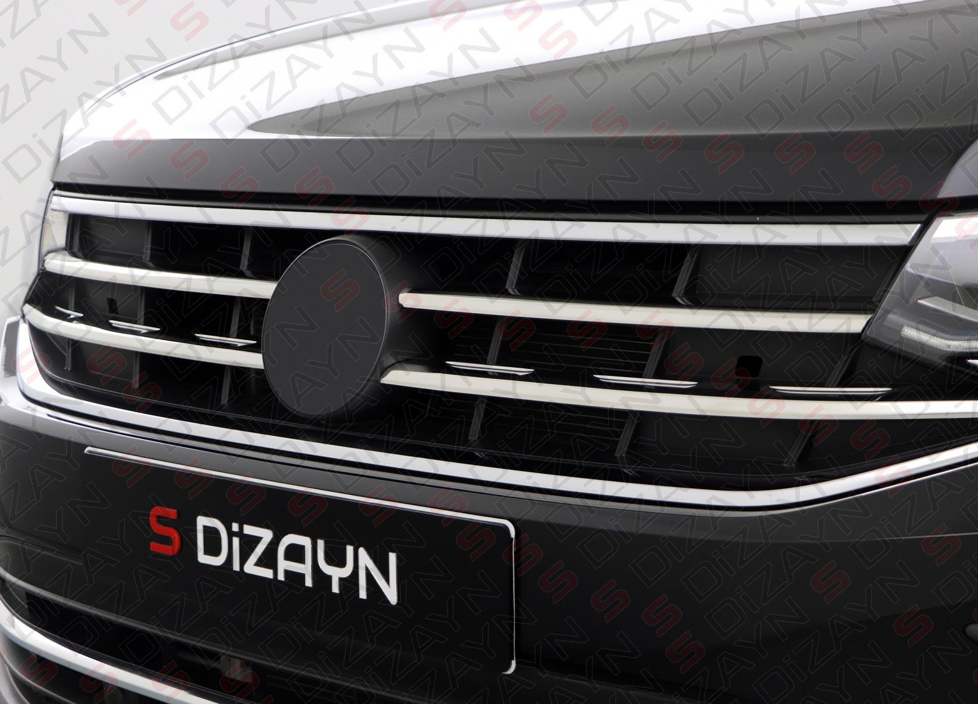 S-Dizayn VW Tiguan Krom Ön Panjur 4 Prç. 2020-2024