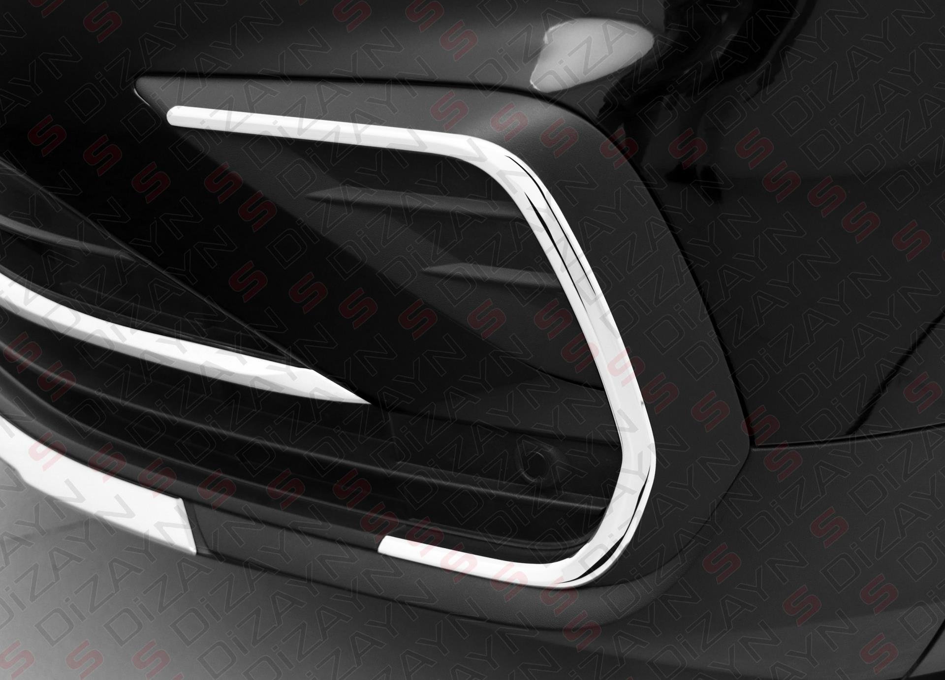 S-Dizayn VW Tiguan Krom Sis Çerçevesi 2 Prç. 2020-2024