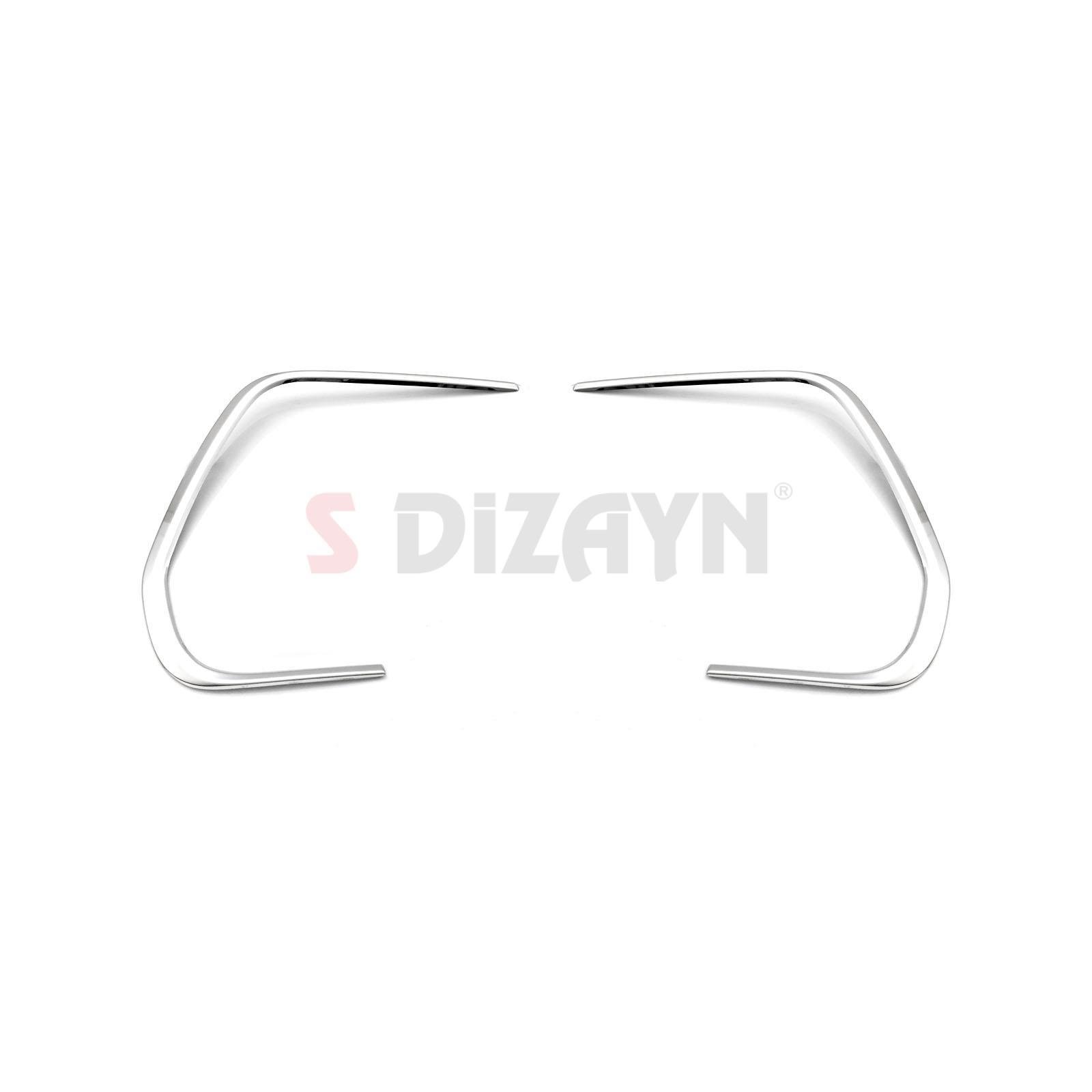 S-Dizayn VW Tiguan Krom Sis Çerçevesi 2 Prç. 2020-2024