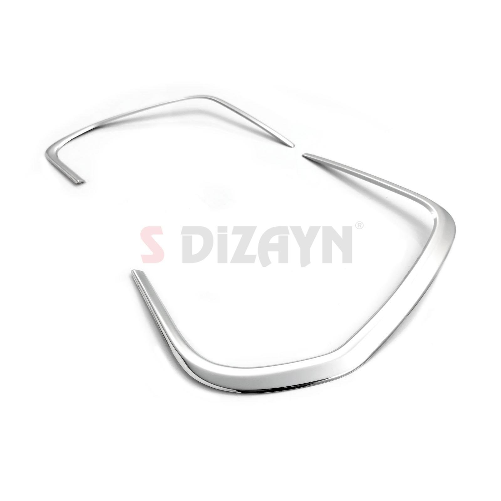 S-Dizayn VW Tiguan Krom Sis Çerçevesi 2 Prç. 2020-2024