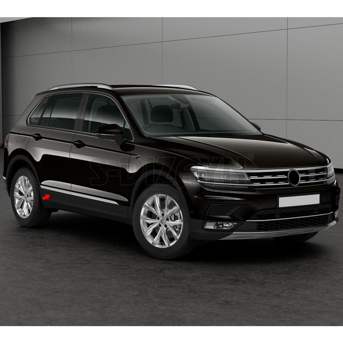 S-Dizayn VW Tiguan Krom Yan Kapı Çıtası 4 Prç. 2016-2020