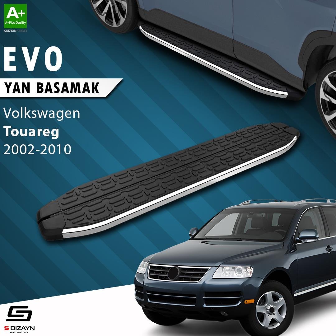 S-Dizayn VW Touareg Evo Krom Yan Basamak 193 Cm 2002-2010 A+ Kalite