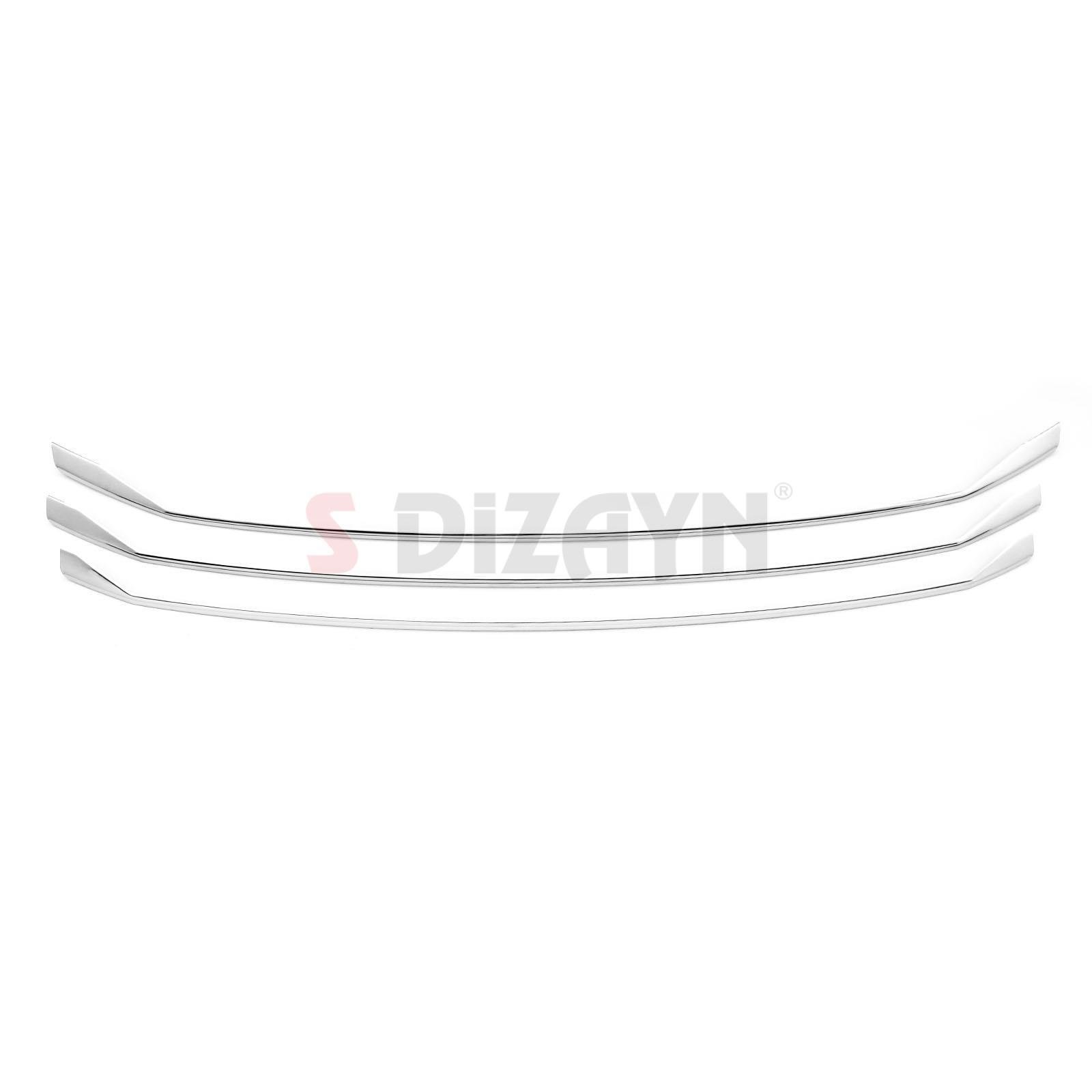 S-Dizayn VW Transporter T6.1 Krom Ön Panjur Alt Çıtası 3 Prç. 2020-2025