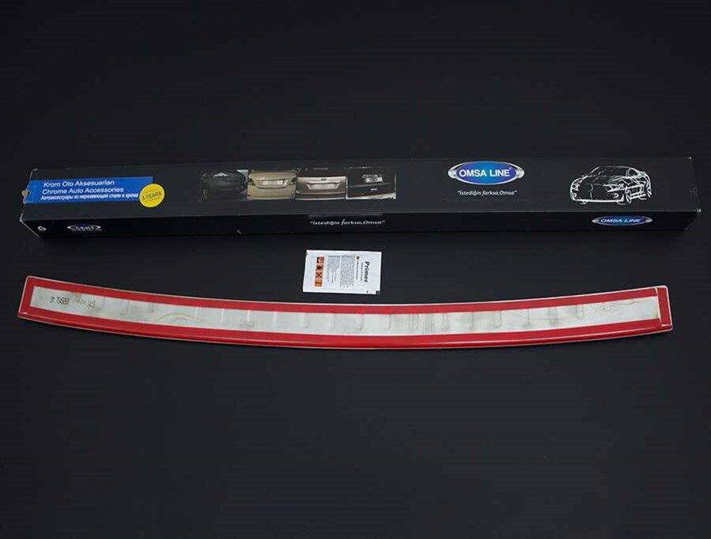 Seat İbiza 5 Krom Arka Tampon Eşiği Taşlı 2017 ve Sonrası