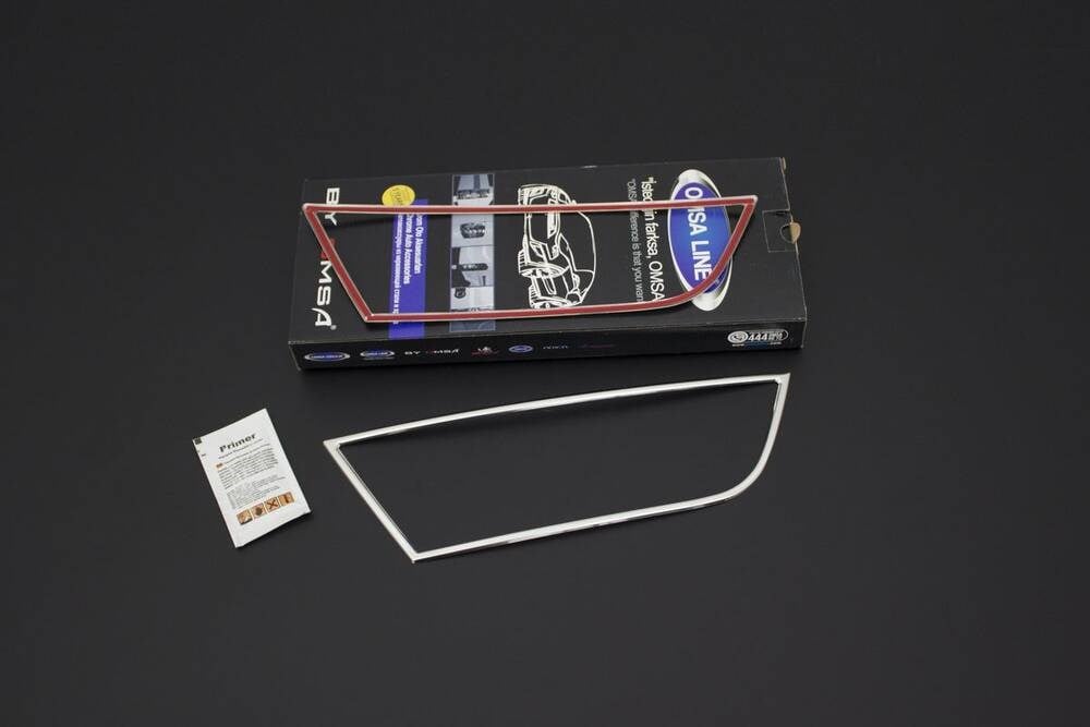 Skoda Octavia 3 A Krom Sis Farı Çerçevesi 2 Parça 2013-2016 Arası