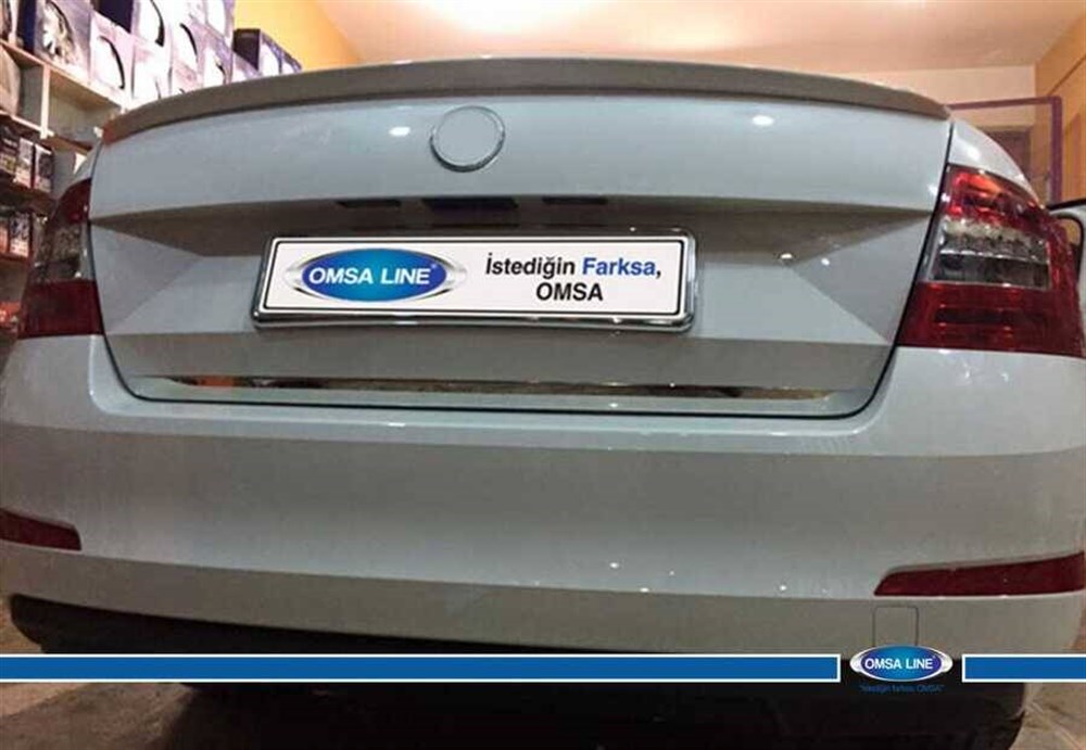 Skoda Octavia A7 Krom Bagaj Alt Çıta 2013 ve Sonrası