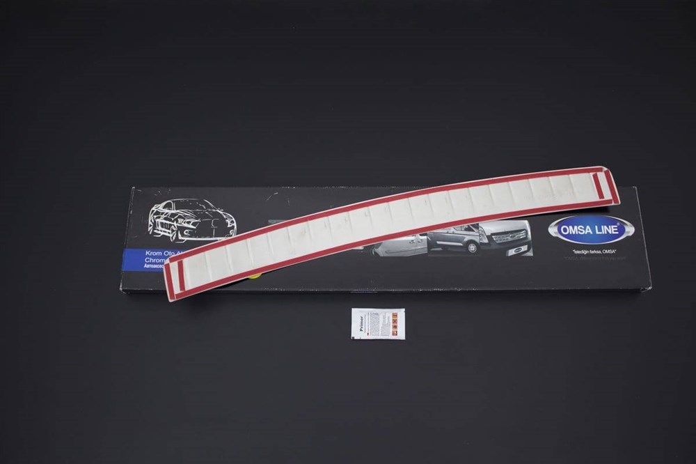 Skoda Rapid SpaceBack Krom Arka Tampon Eşiği Taşlı 2013 ve Sonrası