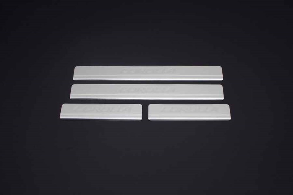 Toyota Corolla Krom Kapı Eşiği 4 Parça Yazısız 2013-2019 Arası