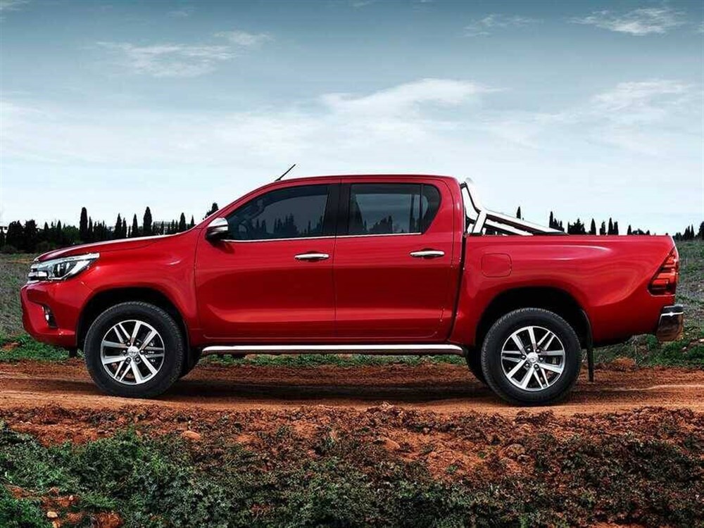 Toyota Hilux Krom Cam Çıtası 4 Parça 2015 ve Sonrası