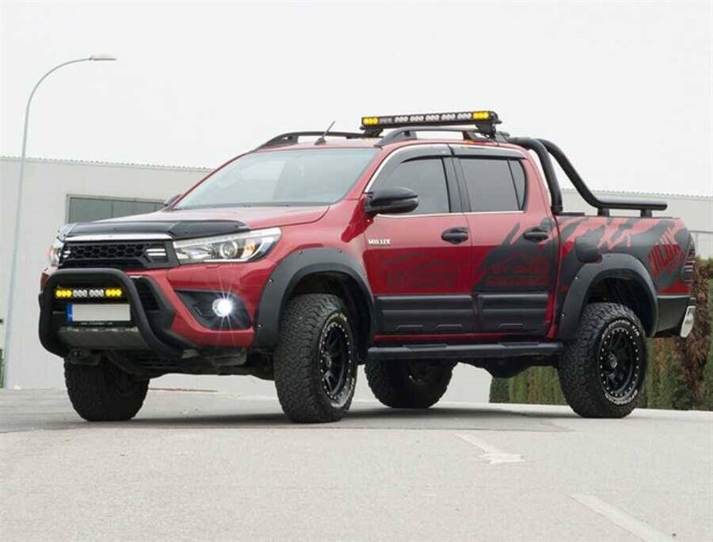 Toyota Hilux Pars Ön Koruma Çap:76 Siyah 2015-2020 Arası