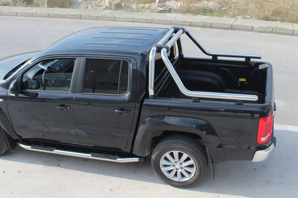 VW Amarok Kobra Roll Bar Çap:60 Krom 2010 ve Sonrası