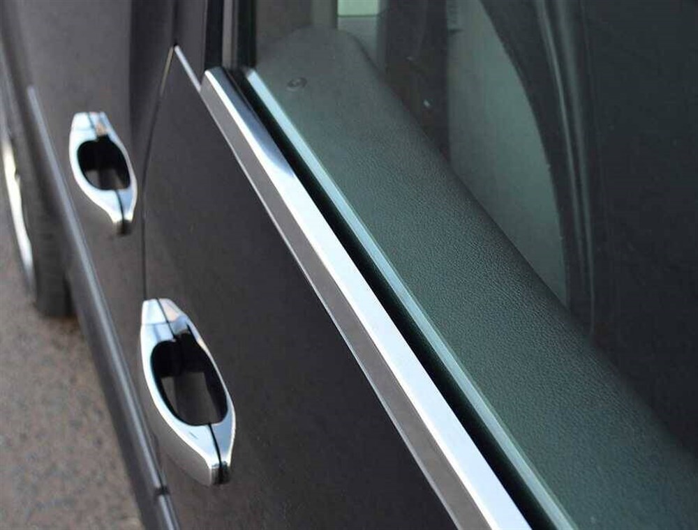 VW Caddy Krom Cam Çıtası 4 Parça 2003-2014 Arası