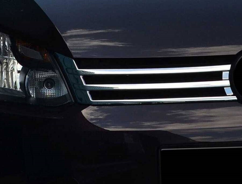 VW Caddy Krom Ön Panjur 2 Parça 2010-2014 Arası