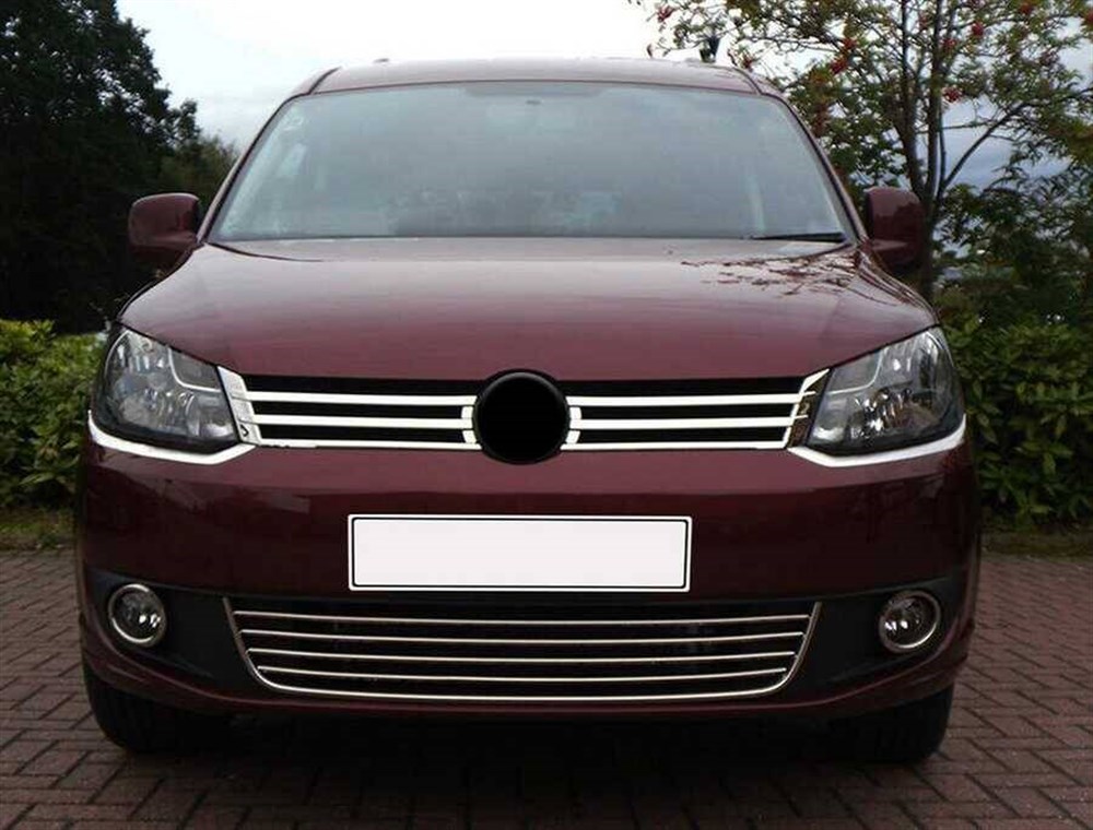 VW Caddy Krom Ön Panjur 2 Parça 2010-2014 Arası