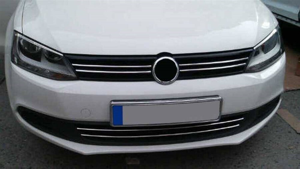VW Jetta Krom Ön Tampon Çıtası 2 Parça 2011-2014 Arası