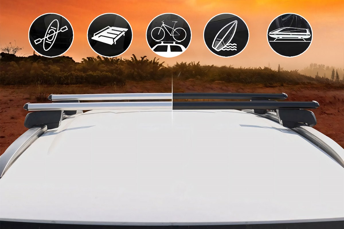 VW Passat B8 Bold Bar V2 Ara Atkı Siyah 2 Parça 120cm 2015 ve Sonrası