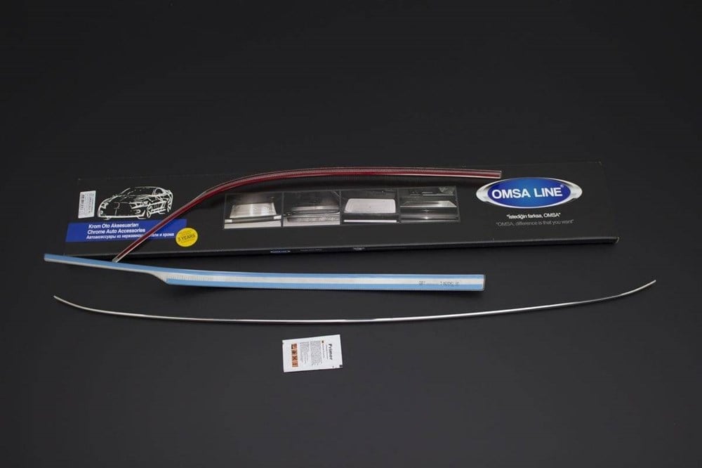 VW Passat B8 Krom Arka Tampon Çıtası 3 Parça 2015-2019 Arası