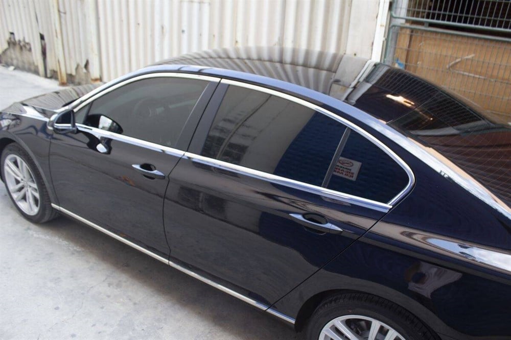 VW Passat B8.5 Krom Cam Çerçevesi 8 Parça 2019 Sonrası