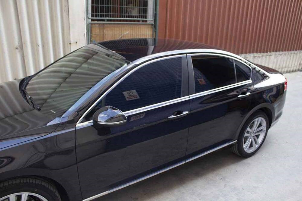 VW Passat B8.5 Krom Cam Çerçevesi 8 Parça 2019 Sonrası