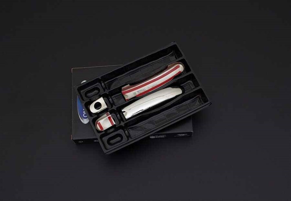 VW T5 Caravelle Krom Kapı Kolu 4 Parça Tek Delikli  2003 ve Sonrası