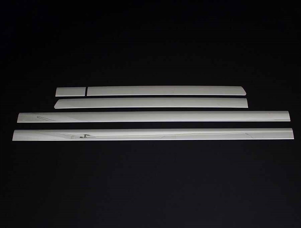 VW T5 Caravelle Krom Yan Kapı Çıtası 5 Parça Çift Sürgü Kısa Şase 2003 ve Sonrası