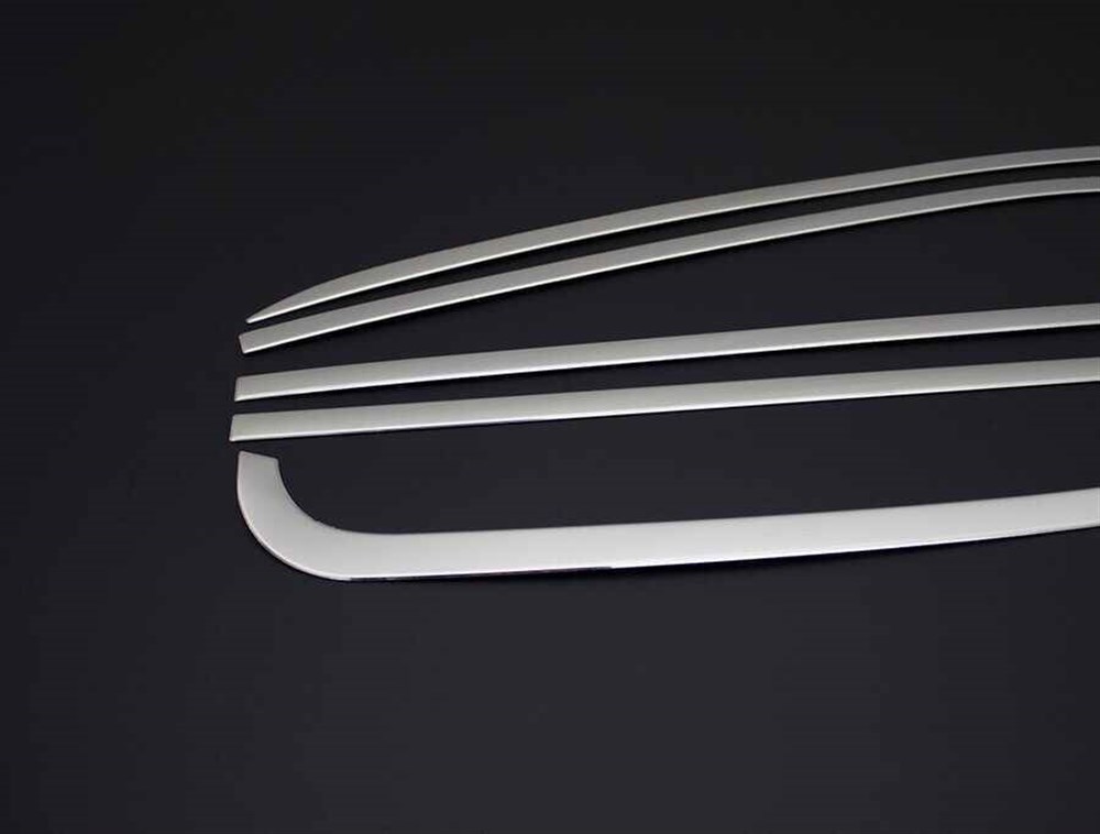 VW T5 Transporter Krom Cam Çıtası 14 Parça Çift Sürgülü 2003 ve Sonrası