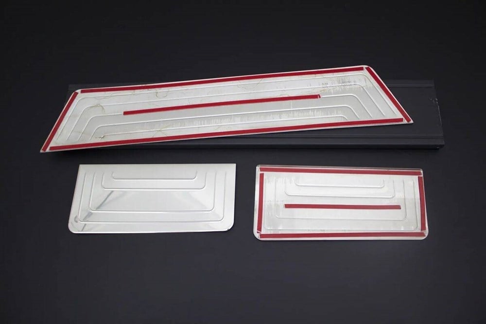 VW T5 Transporter Krom Kapı Eşiği 3 Parça Yazısız 2003 ve Sonrası VAN