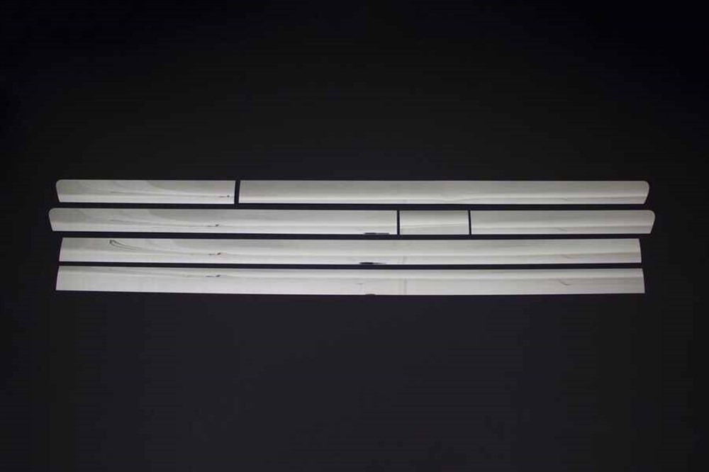 VW T5 Transporter Krom Yan Kapı Çıtası 7 Parça (Uzun Şasi) 2003 ve Sonrası