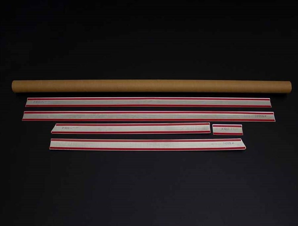 VW T5 Transporter Krom Yan Kapı Çıtası Çift Sürgü Kısa Şase 5 Parça 2003 ve Sonrası