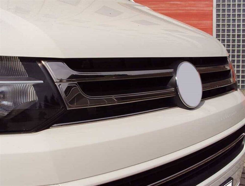 VW T5 Transporter Siyah Krom Ön Panjur 4 Parça 2010-2014 Arası