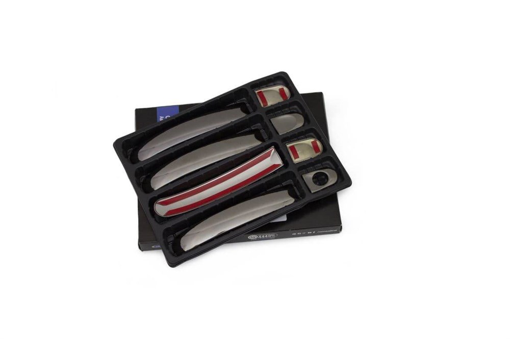 VW T6 Multivan Siyah Krom Deco Kapı Kolu 8 Parça 2015 ve Sonrası