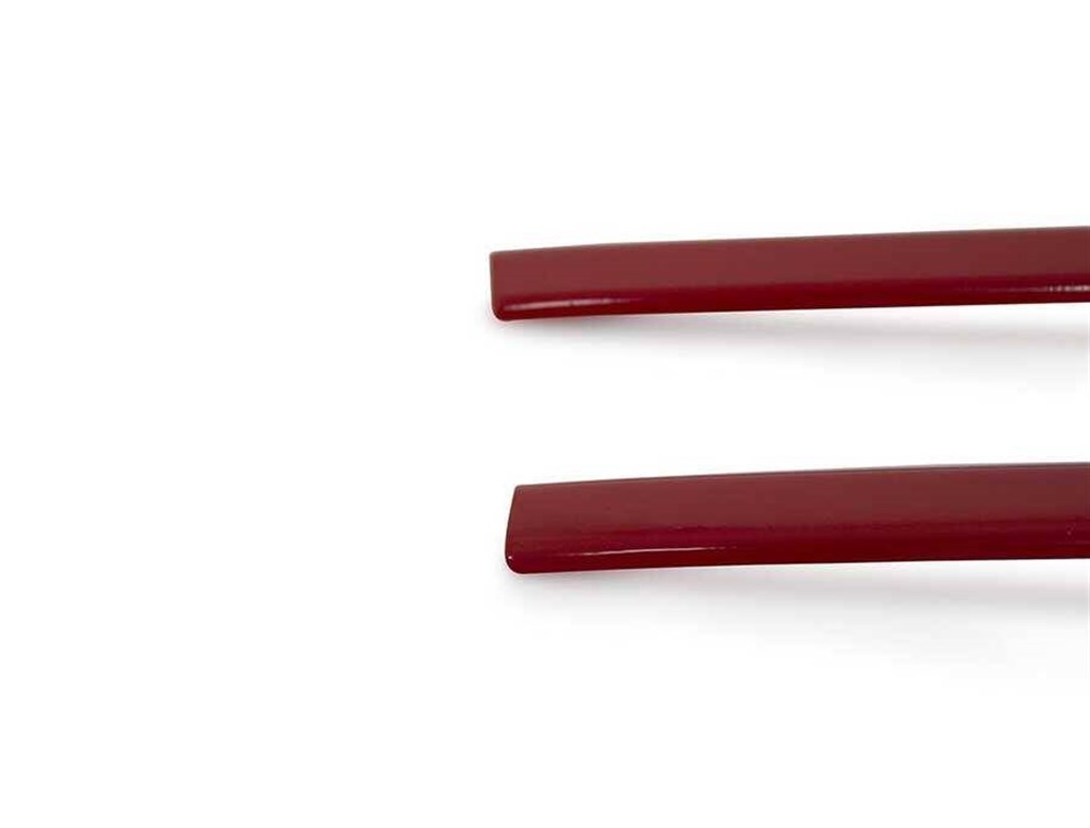 VW T6 Transporter Kırmızı Krom Ön Tampon Çıtası Comfortline & Highline 3 Parça 2015 ve Sonrası