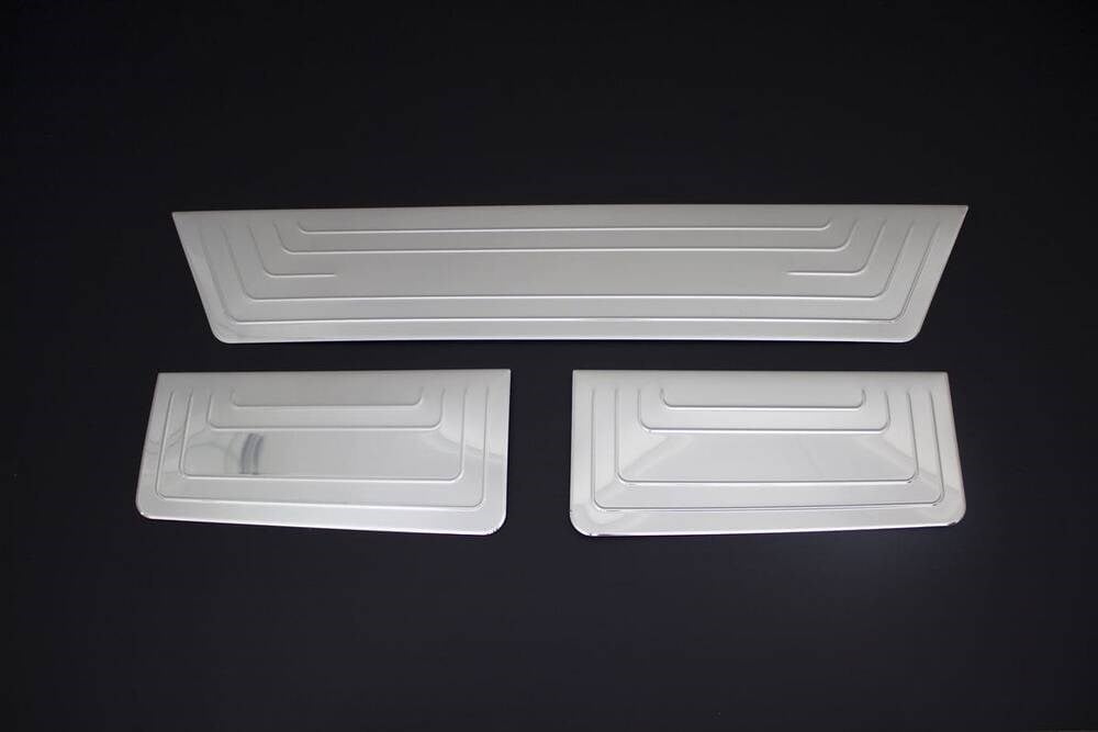 VW T6 Transporter Krom Kapı Eşiği 3 Parça Taşlı 2015 ve Sonrası